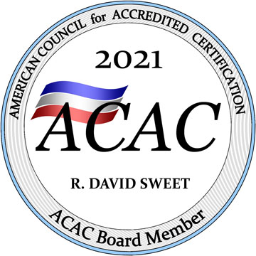 R David Sweet ACAC Board Member Seal